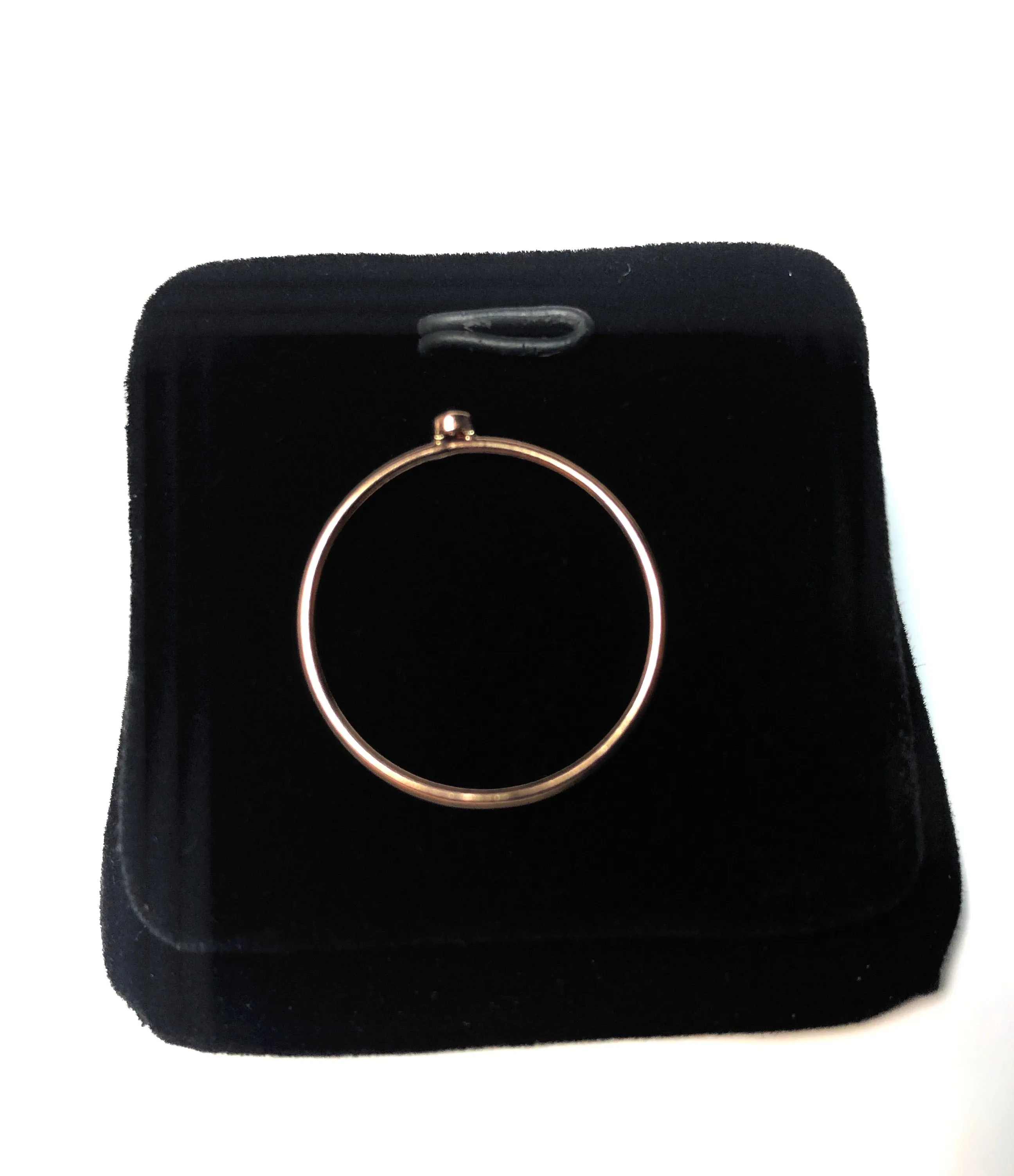 14kGF 2mm Ruby Stacking Ring
