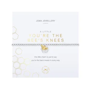 A Little 'You're The Bee's Knees' Bracelet | Silver & Gold Plated