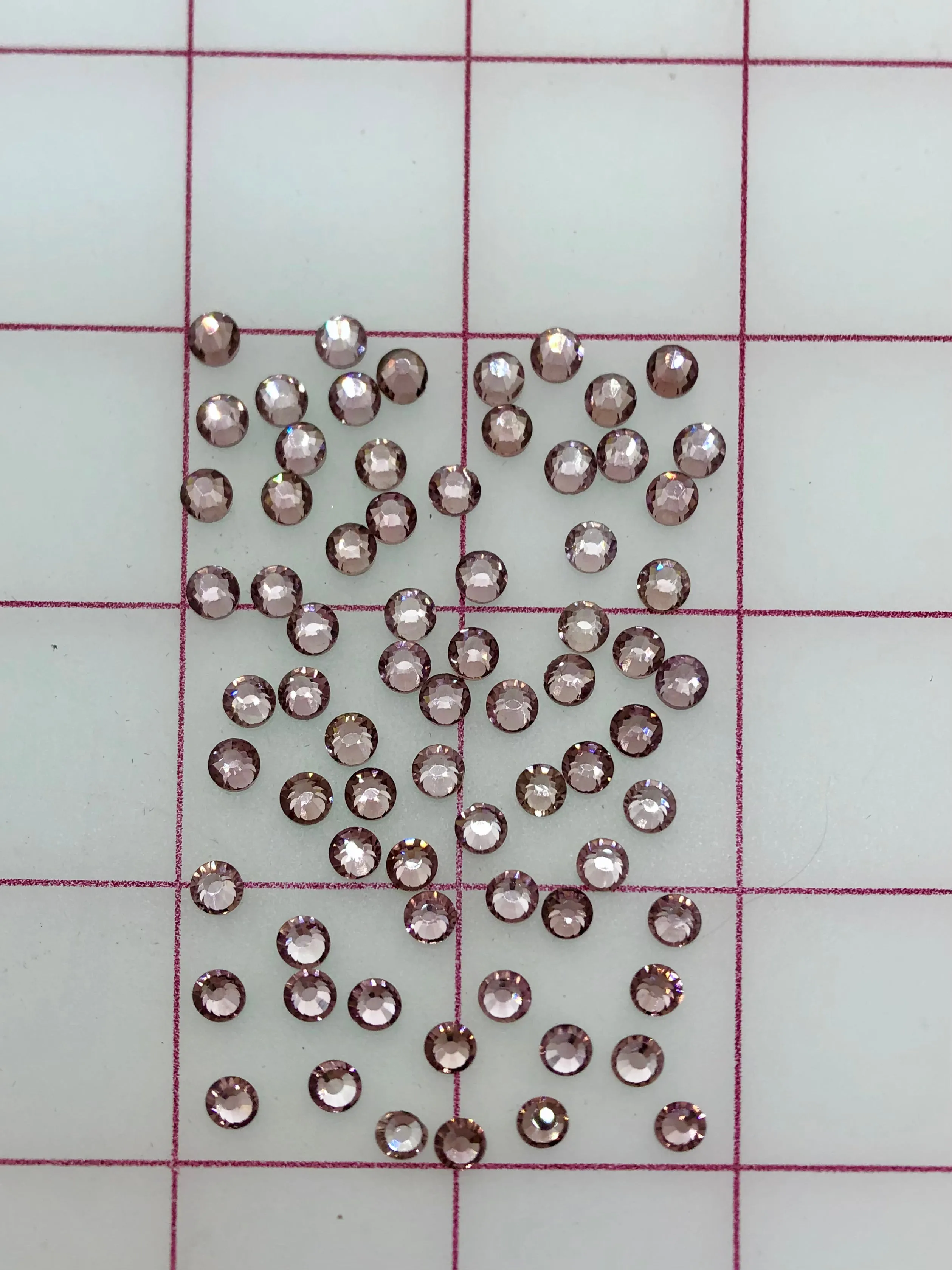 Rhinestones - 20ss Czech "Bright-Cut" Light Amethyst Flat Back