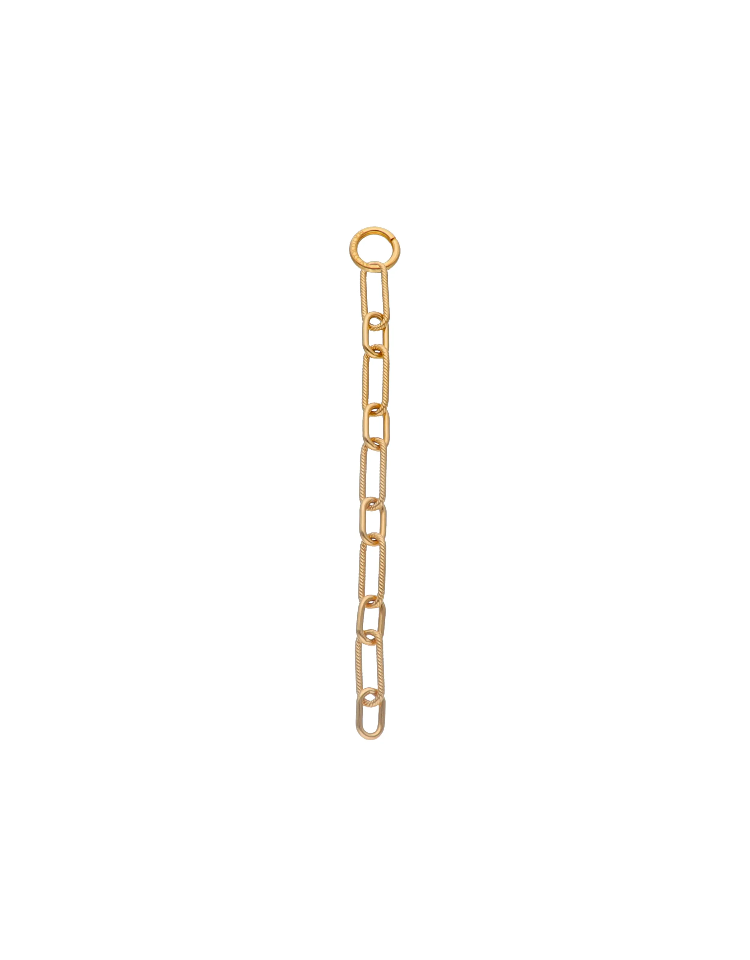 Sterling Silver Gold-Plated Chain Section Bracelet for Men and Women, 8cm Length, Mix&Match Collection